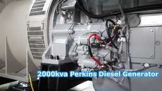2000kva Perkins-dieselgeneratorstroomoplossing