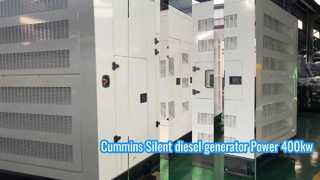 400 kW stille dieselgenerator White Power-oplossing