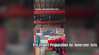 Pre-exportvoorbereiding voor generatorsets