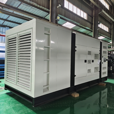 kopen 750 kW geluiddichte standby diesel generator 600 kW Cummins Genset online manufacture