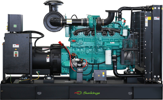 kopen Brandstofverbruik Open type diesel generator set 300KVA Cummins motor online manufacture