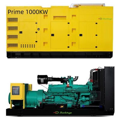 kopen Prime continu vermogen 1000KW waterdichte container stille generator voor SCF1000 50/60Hz 230V 380V ATS online manufacture