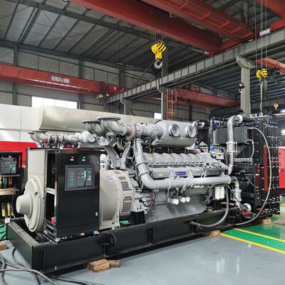 kopen Perkins watergekoelde open type dieselgenerator 1000kva 500kw 1000kw 1500kw dieselgeneratoren Set met 3-fase dieselgenerator online manufacture