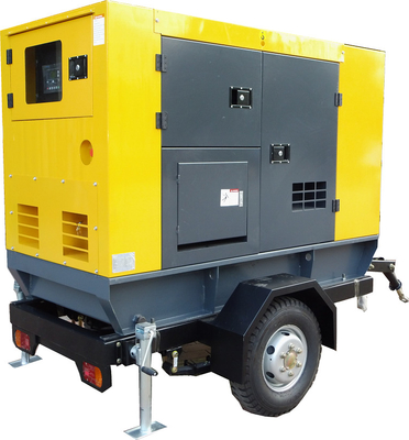 kopen 220 Volt 380 Volt 400 Kva-de Aanhangwagen Diesel van DG Vastgestelde Mobiele Generator met Wielen online manufacture
