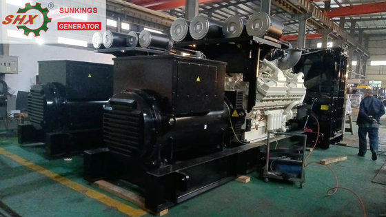 Cummins 2500kva 6.3kv hoogspanningsgeneratoren voor zeehavens Standby
