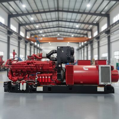 Aangepaste 500kw 800kw 1000kw aardgas, methaan, LNG, LPG-aangedreven generator met watergekoelde back-up stroomvoorziening