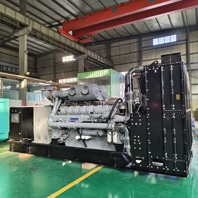 Perkins Open Type diesel Generator Custom 600kw 750kva met 3-fasen dieselgenerator voor energiecentrale tegen fabrieksprijs