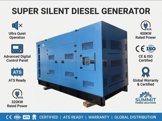 perkins 400kva 500kva stilzwijgende dieselgeneratoren Stamford alternator generator met 24V DC Electric Start ATS te koop