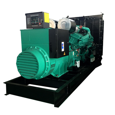 Het 0,8 Achterblijven 1125kva Cummins Genset Open Type Diesel Generator
